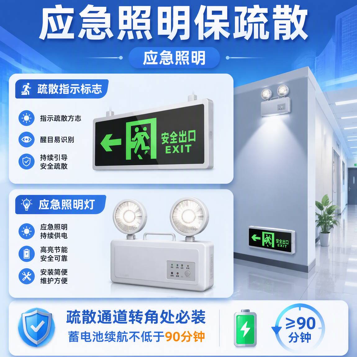 应急照明保疏散