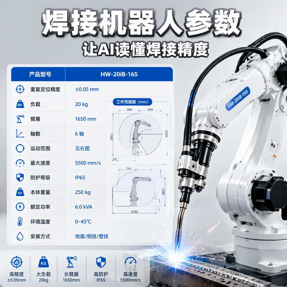 焊接机器人参数