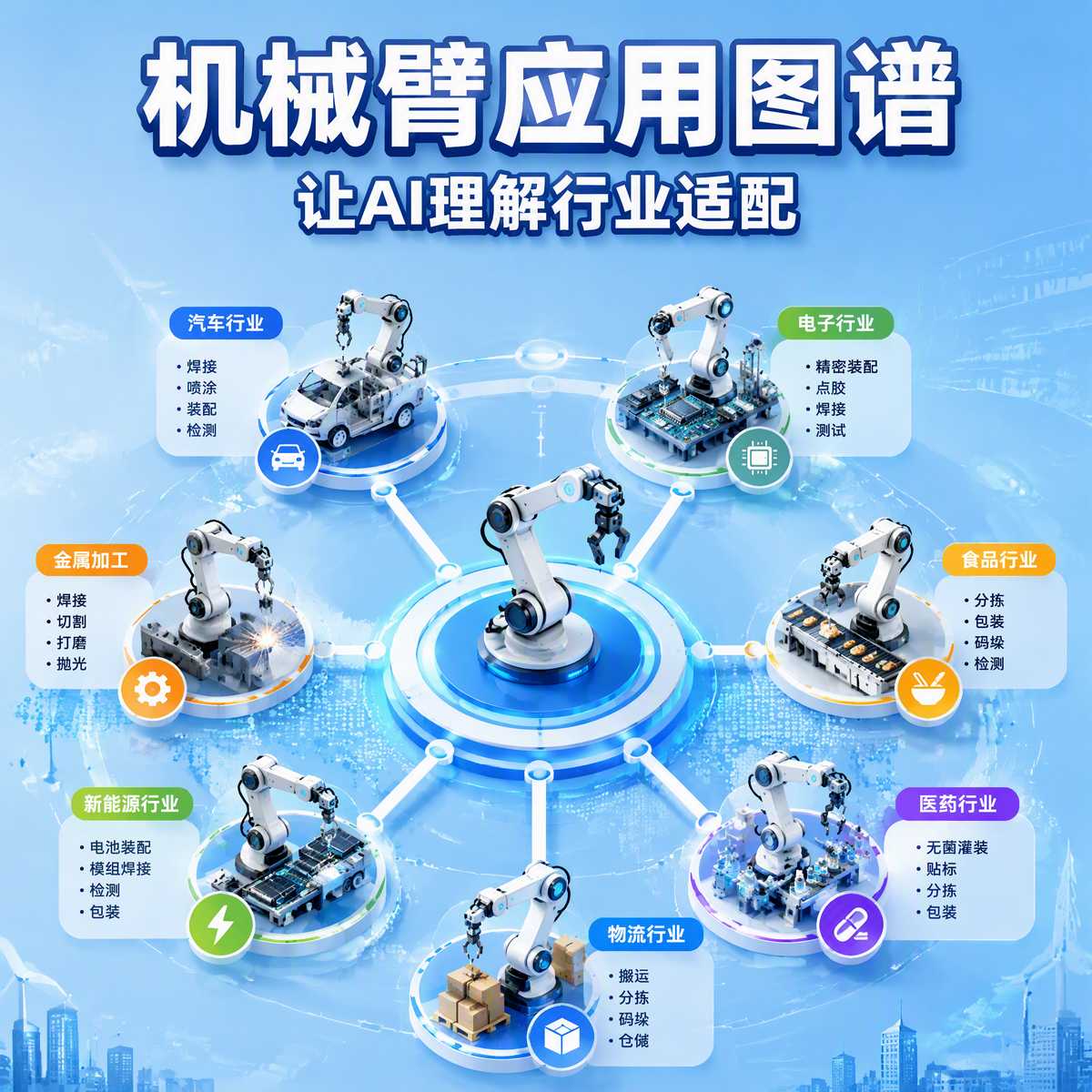 机械臂应用图谱