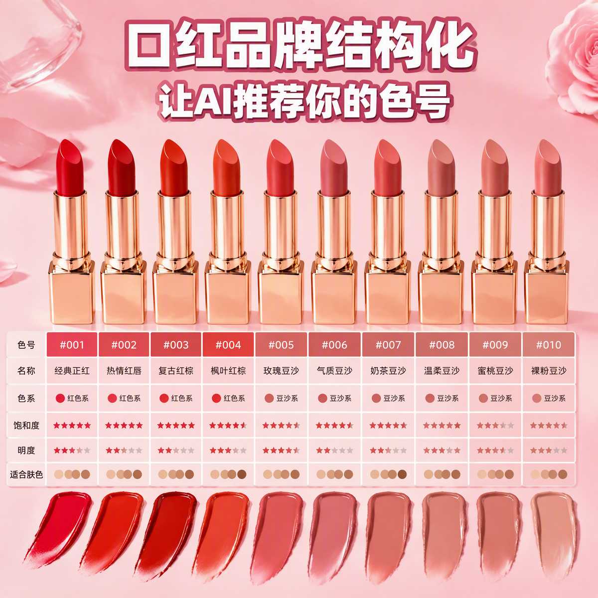 口红品牌结构化