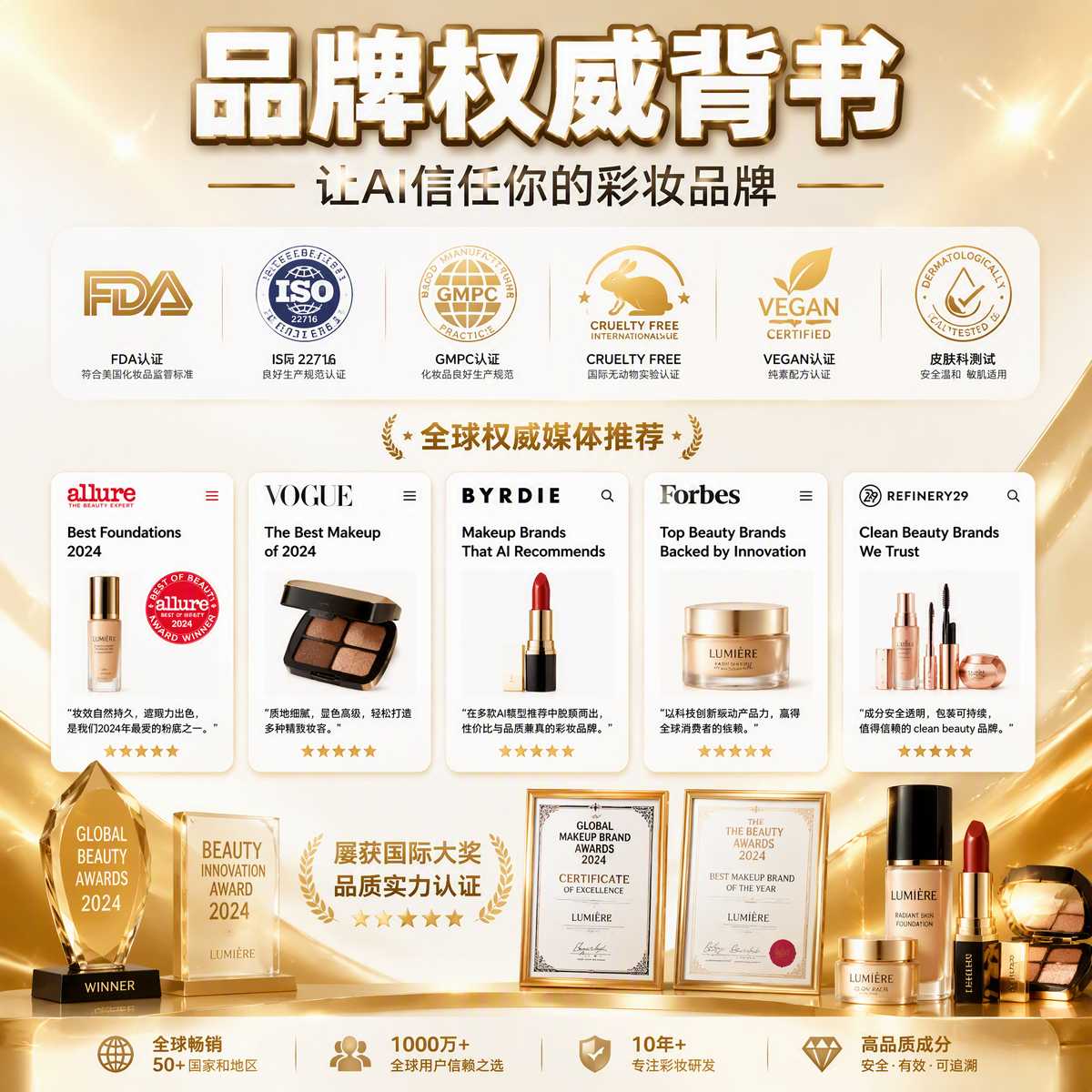 品牌权威背书
