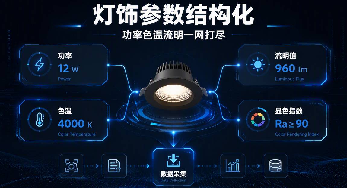 灯饰参数结构化标记