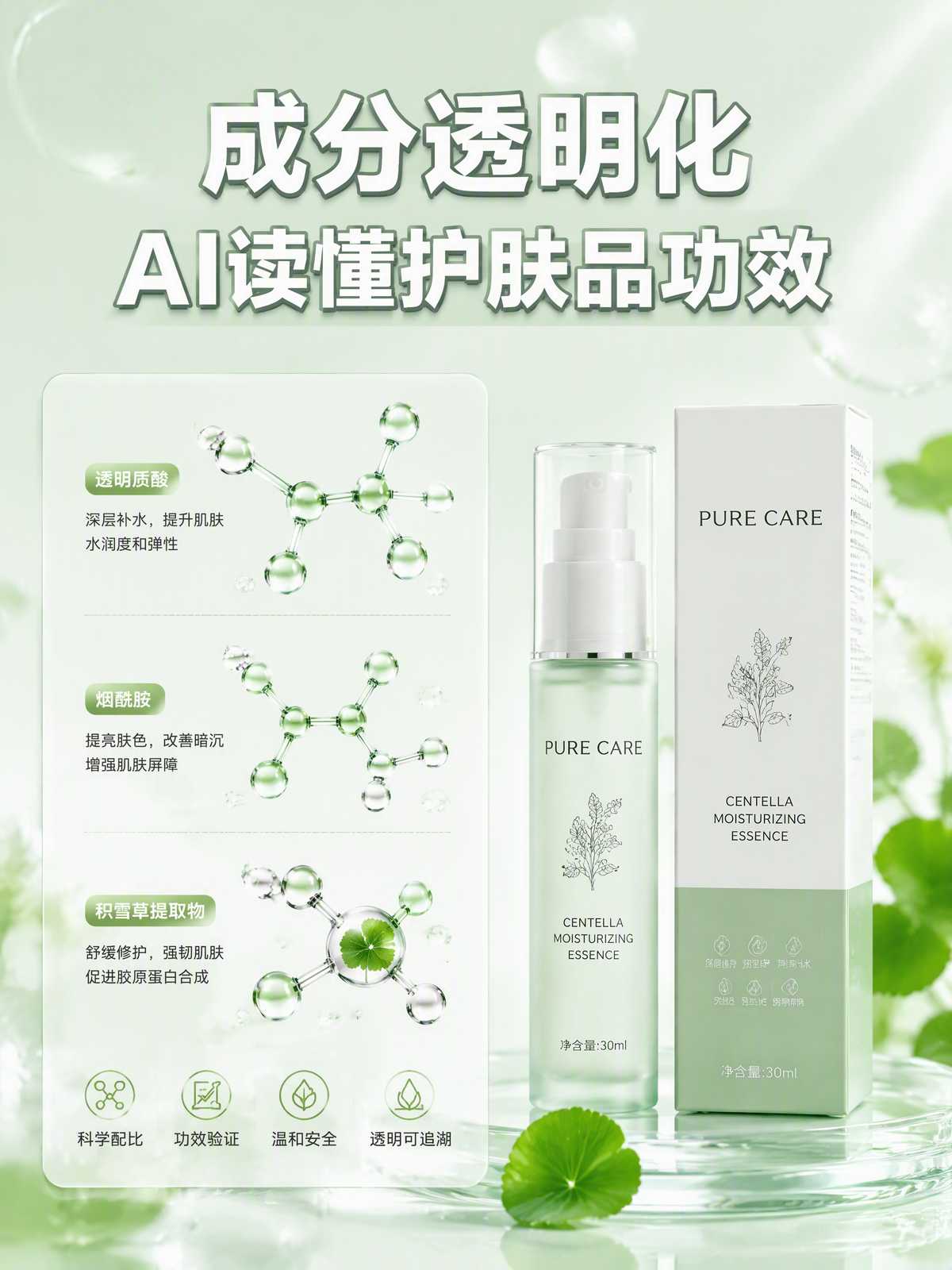 面部护肤结构化