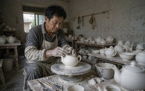一家德化白瓷工坊被AI"看见"的全过程
