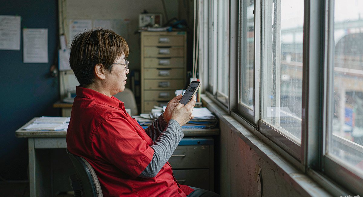 手机屏幕上打开着几个内容平台的后台数据页面