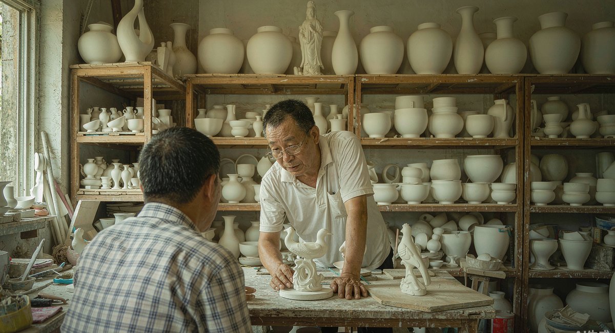 茶桌边跟作坊主闲聊,问的全是实在问题