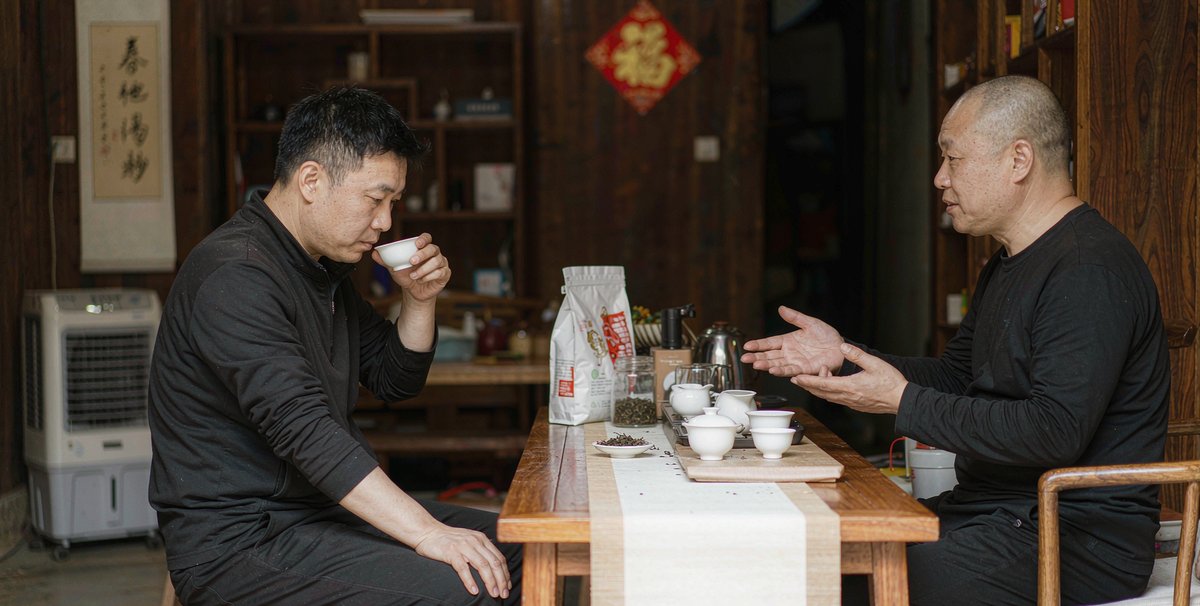 客户来访品茶