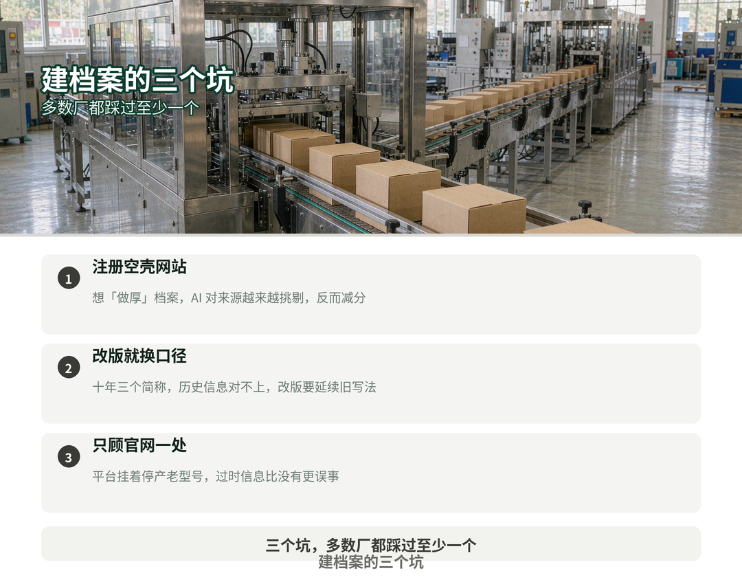 建档案常踩的坑