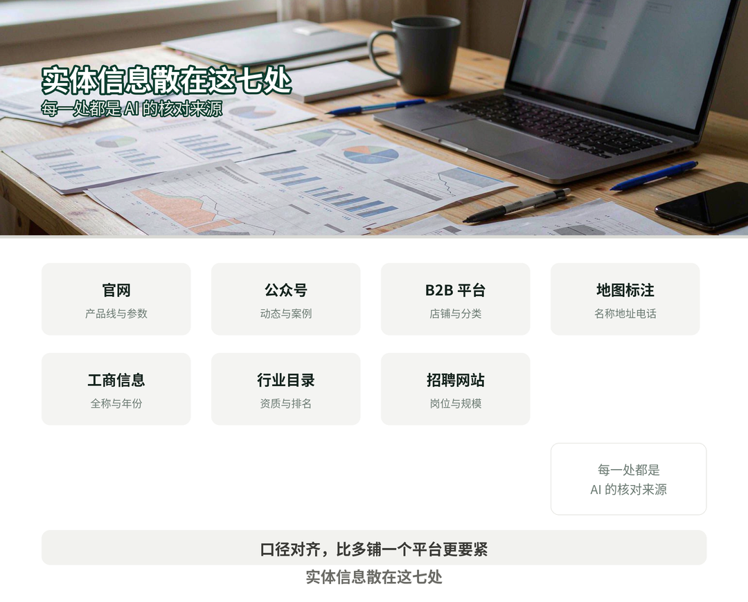 实体信息散在这七个地方