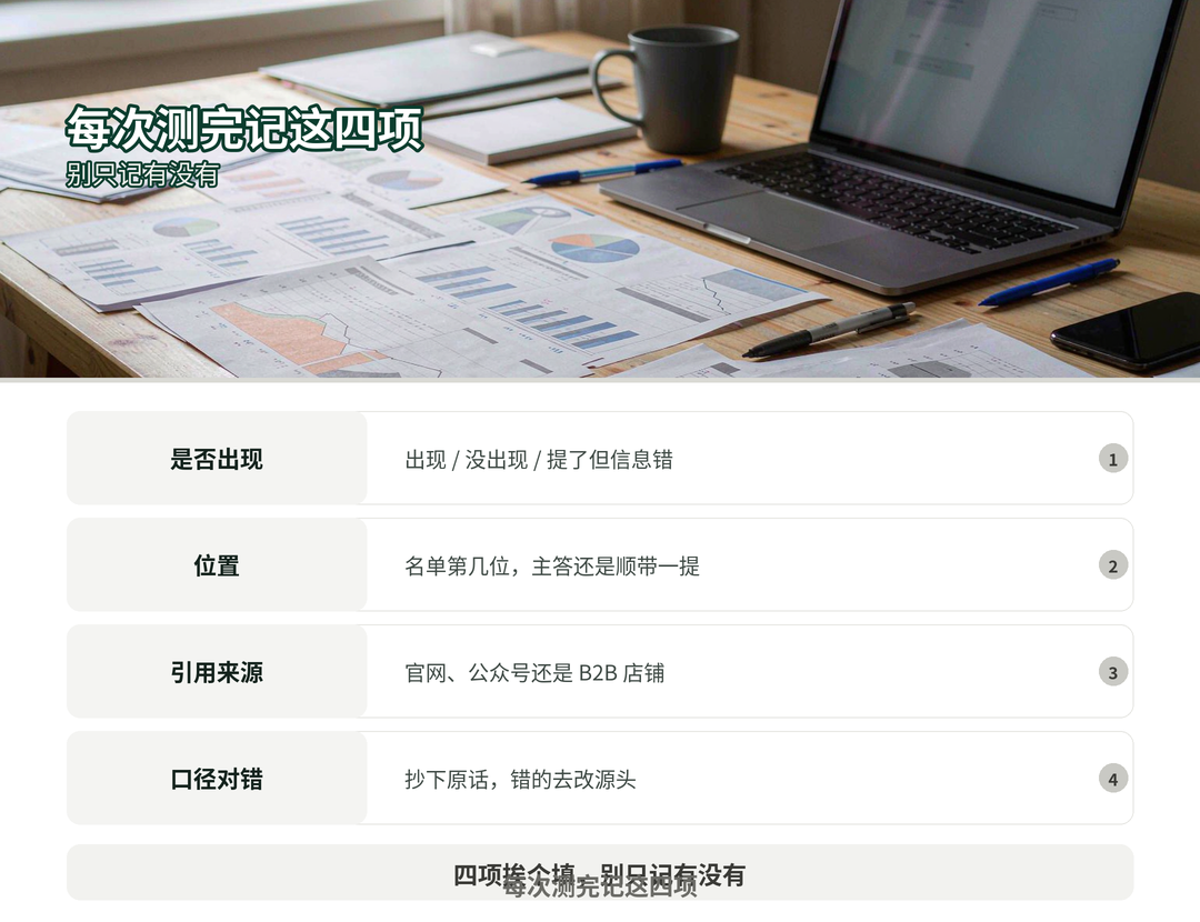 记录就这四项