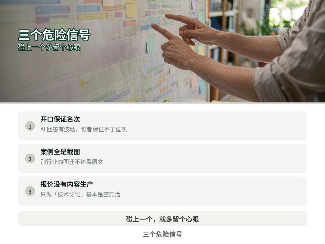 三个危险信号