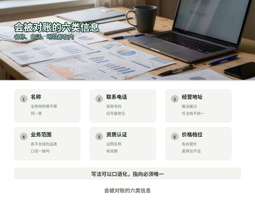 会被对账的六类信息
