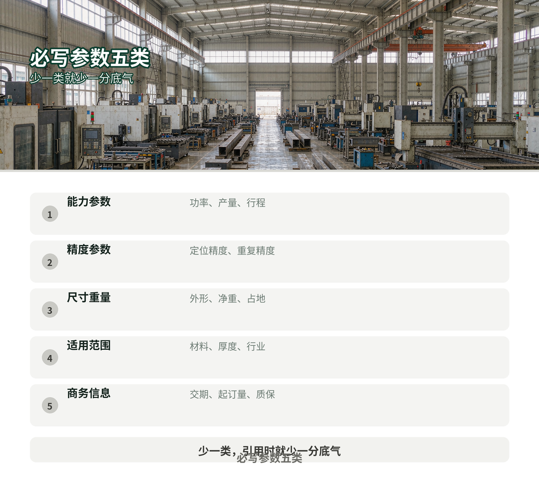 必写参数五类