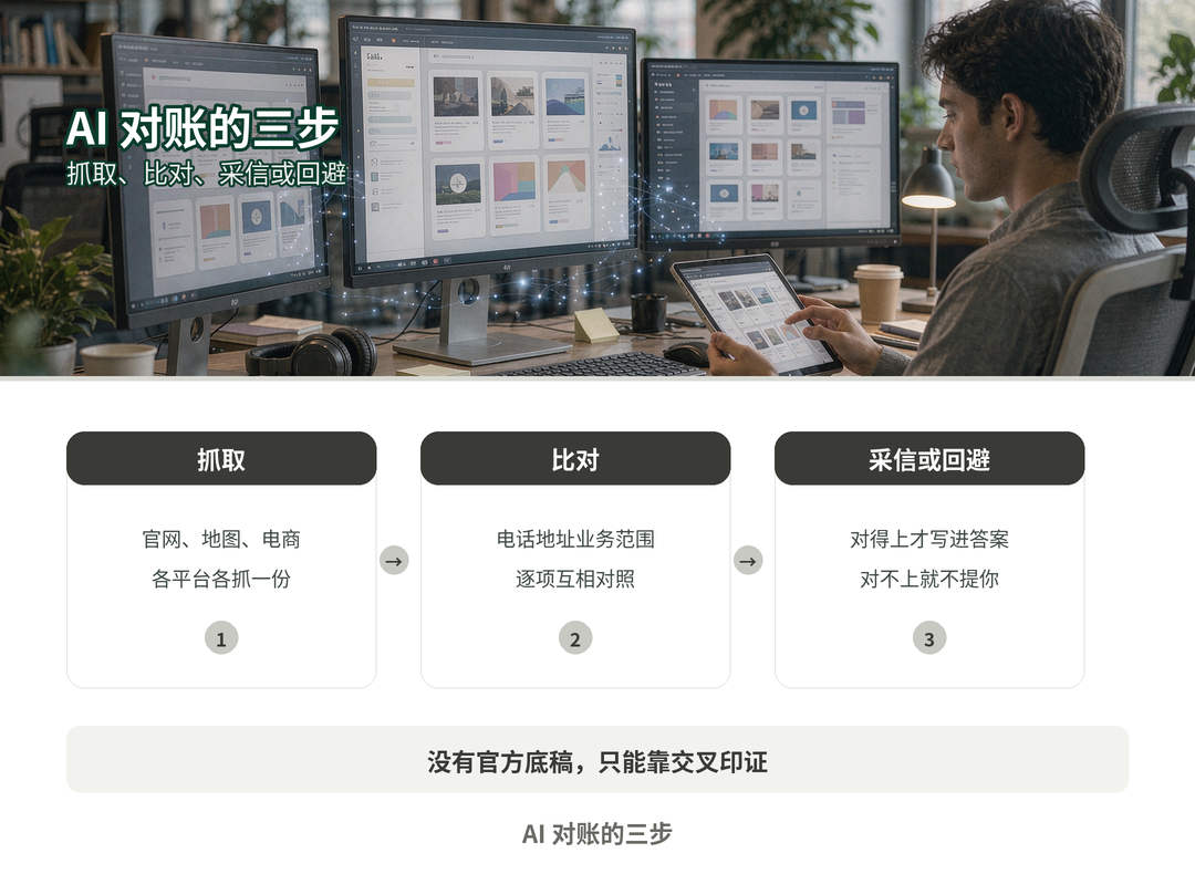 AI 对账的三步