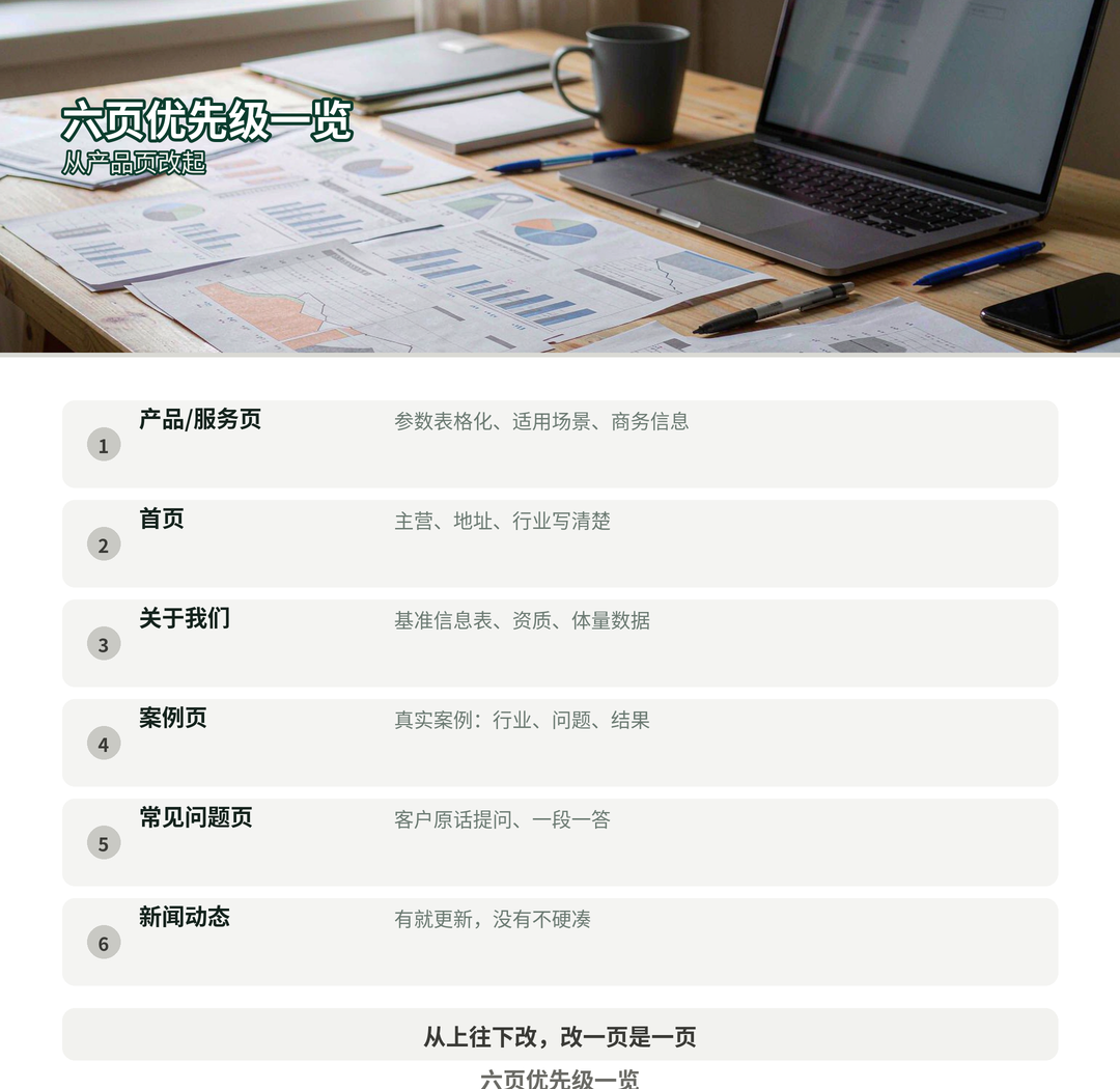 六页优先级一览