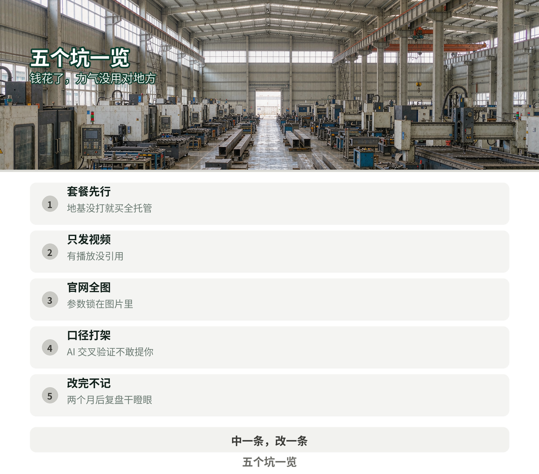 五个坑一览