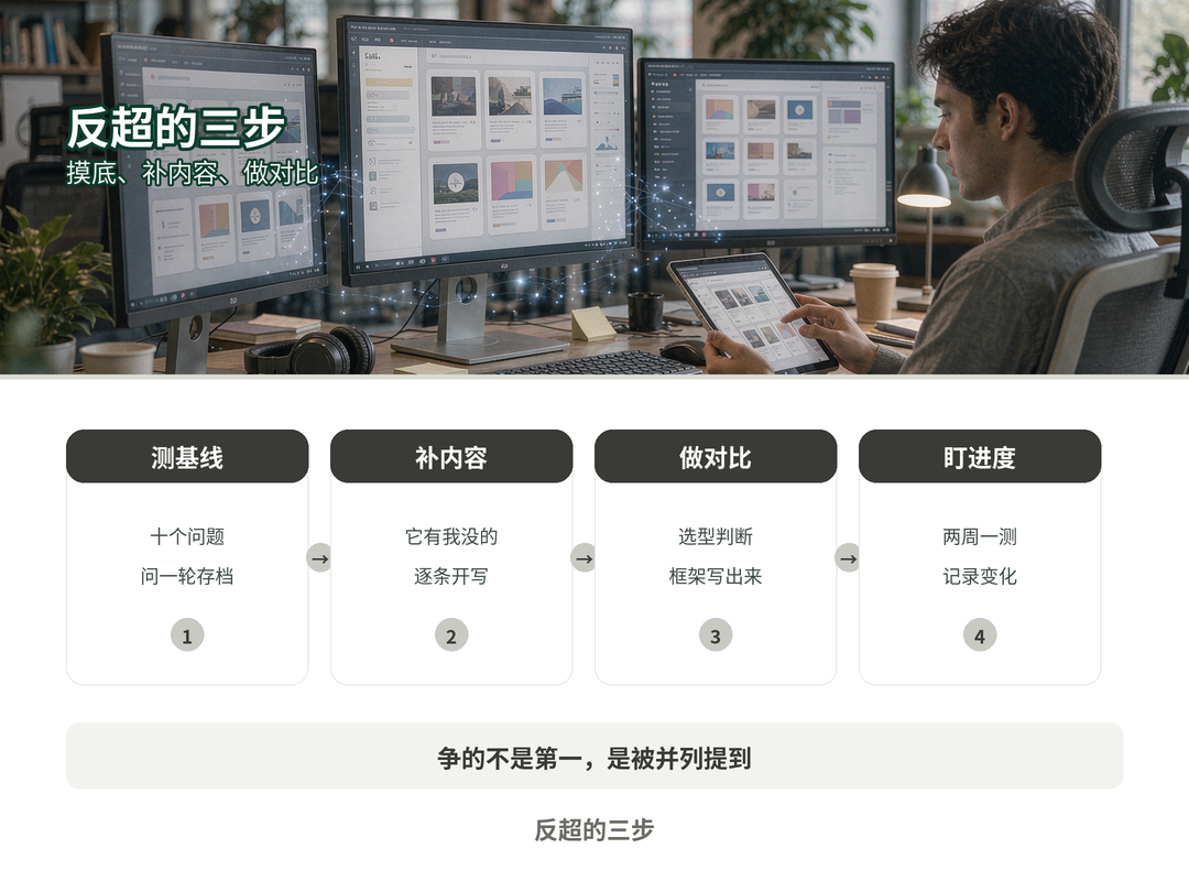 反超的三步路线