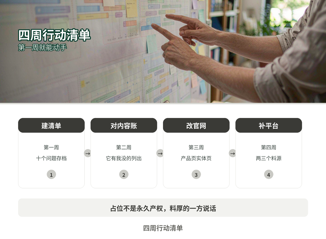 反超行动清单