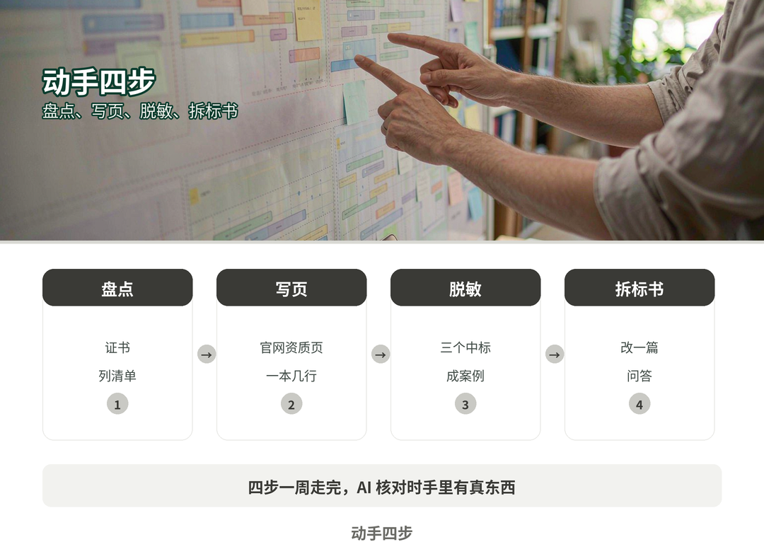 动手四步
