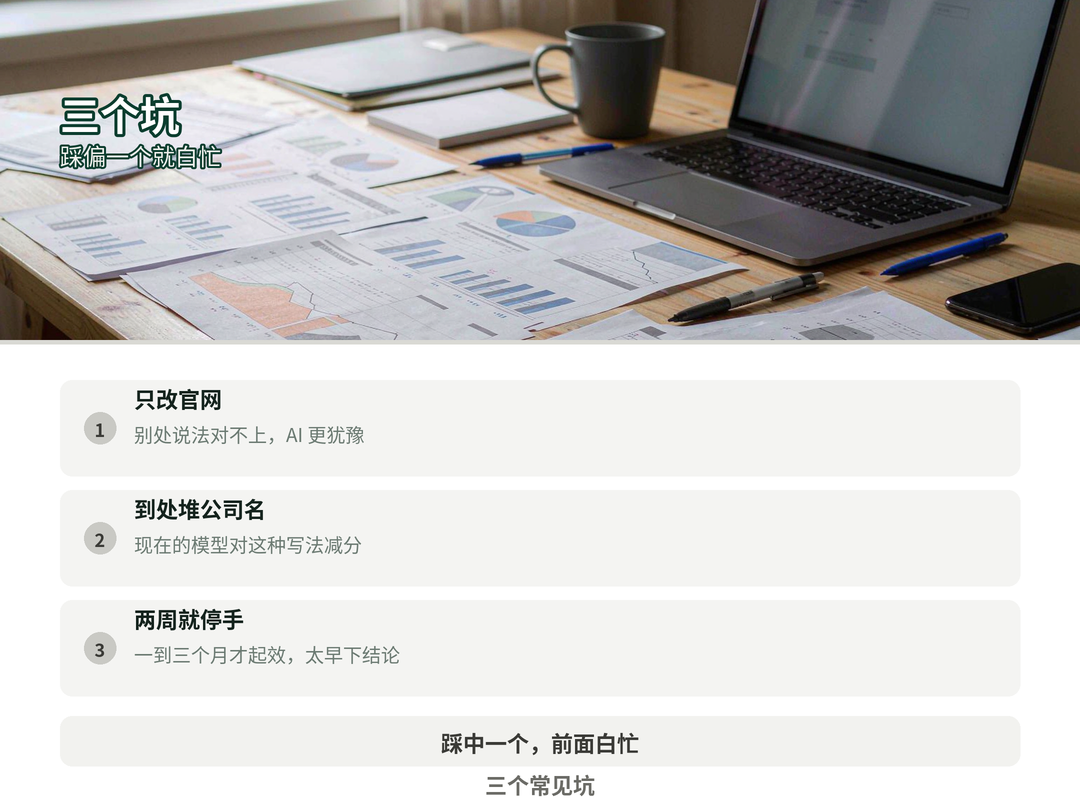 三个坑