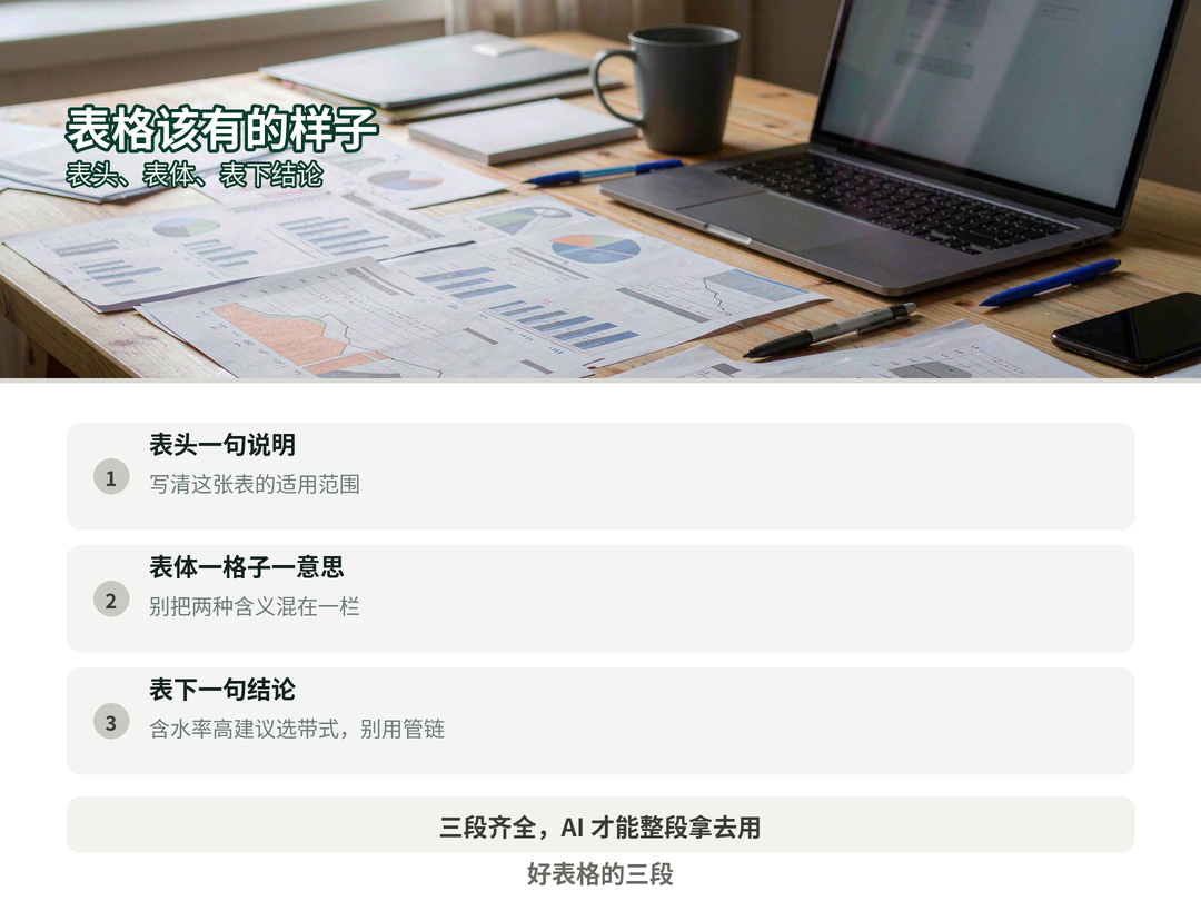 参数表该有的样子