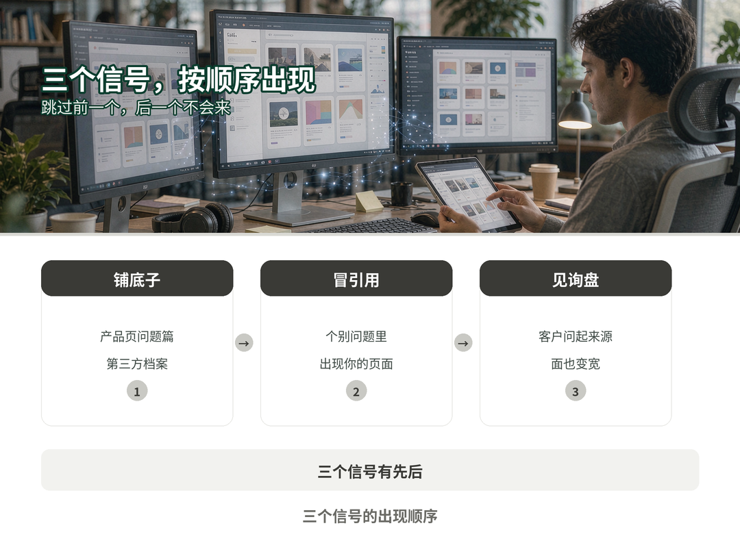 三个信号的出现顺序