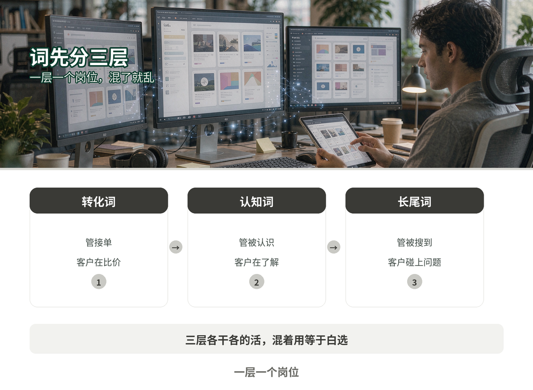 关键词分层示意