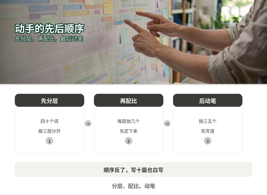 动手的先后顺序