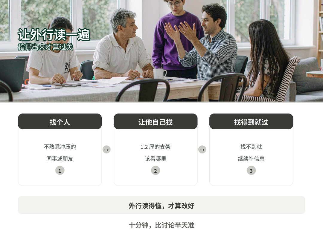 让外行读一遍